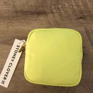 Sold - Stoney Clover Lane mini lime pouch